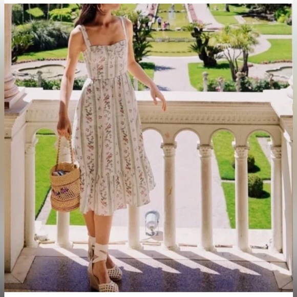 Reformation Maegen Linen Dress - Picture 2 of 5